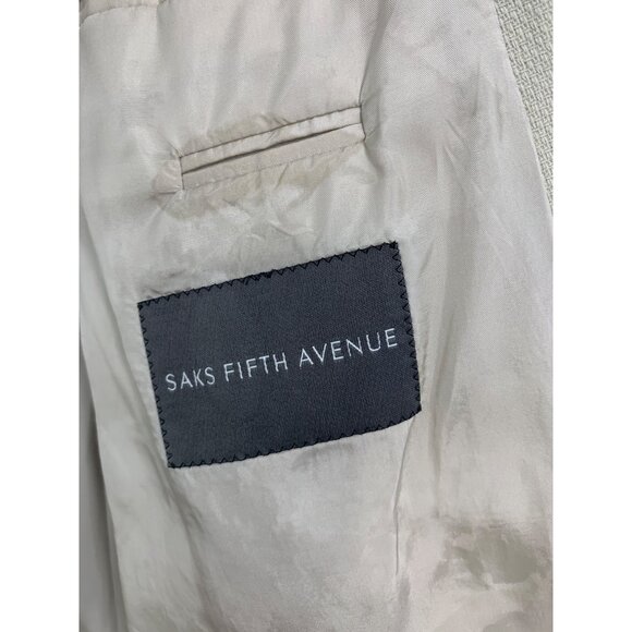 VTG Hugo Boss Saks Size 46L Wool 3-Button Single Breast Sport Coat USA 7533 Men - Picture 13 of 14